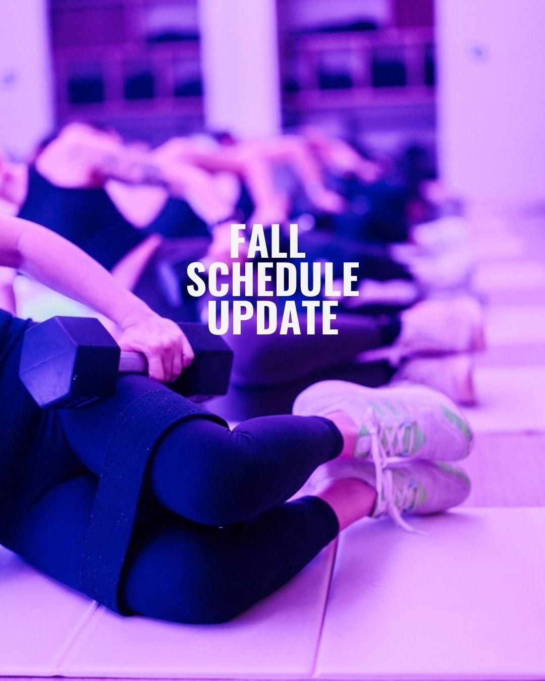 YoBa fall schedule update carousel cover